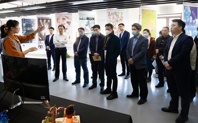 加快學?？萍紙@建設,打造城市創新創業新名片--湛江市教育局、科技局領導蒞校調研科技園建設工作